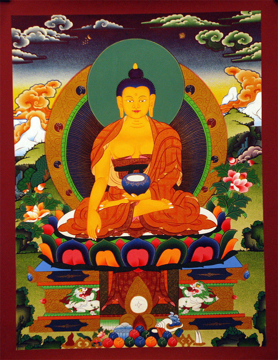 Cuadro Buda Shakyamuni Thangka 38 * 28