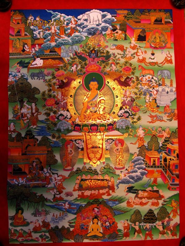 Buddha life thangka